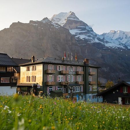Hotel Drei Berge Murren Exterior photo