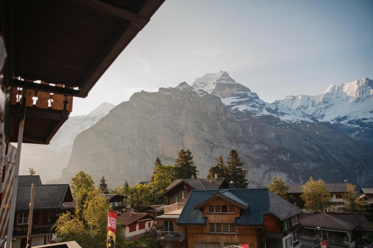 Hotel Drei Berge Murren Exterior photo