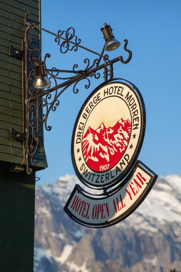 Hotel Drei Berge Murren Exterior photo