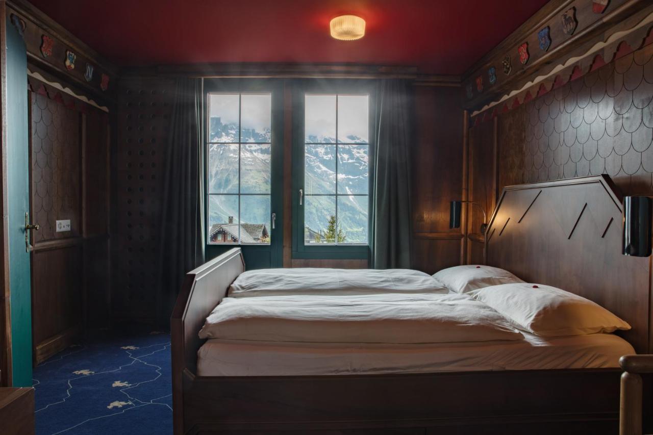 Hotel Drei Berge Murren Exterior photo